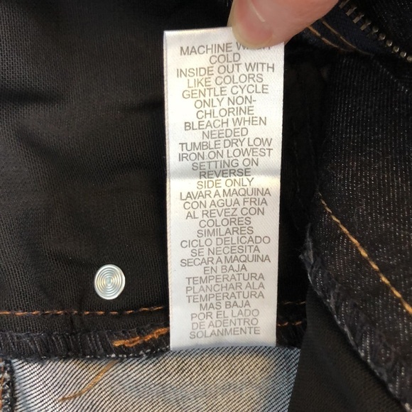 Democracy “AB” Technology Booty Lift Dark Blue Straight Leg Plus Jeans Size 12 - Picture 12 of 14